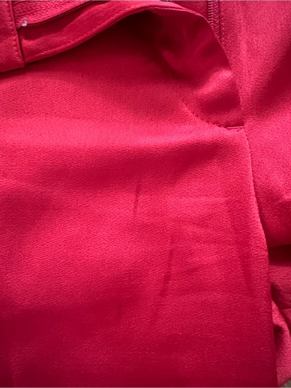 High-Waist Wide-Leg Women's Pants in Red - Picture 6 of 8
